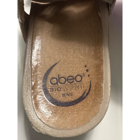 Abeo B.I.O. System Shannon Taupe Cobblestone Sandals Size 9N Neutral Arch - Picture 5 of 7